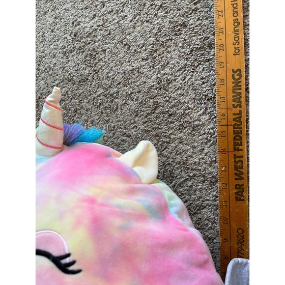 Squishmallow Jamie 16" Tie Dyed Winking Pegacorn Aldi Exclusive Missing Tag - Picture 6 of 7